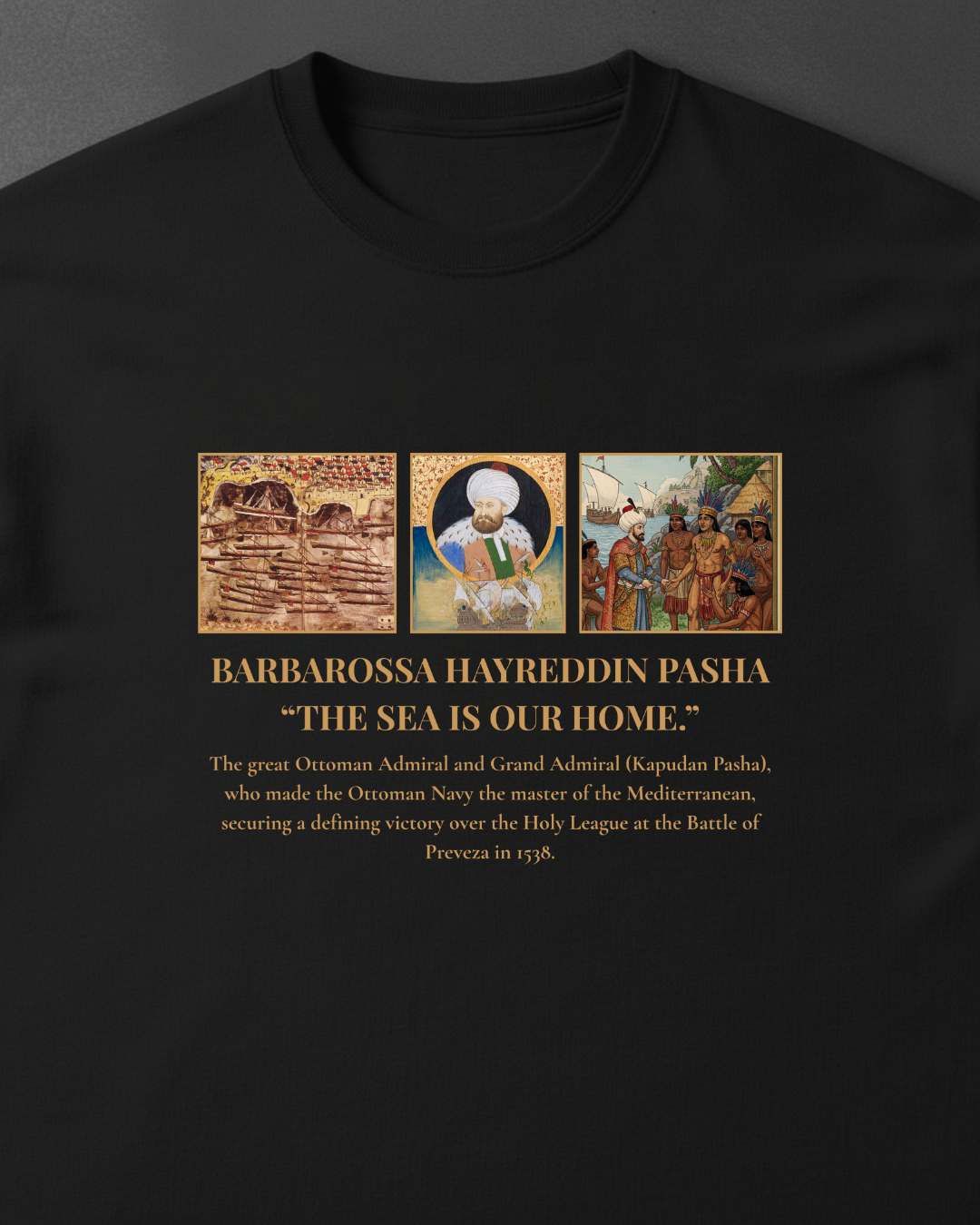 HISTORE™ Hayreddin Barbarossa - Barbaros Hayreddin Paşa Oversize T-shirt