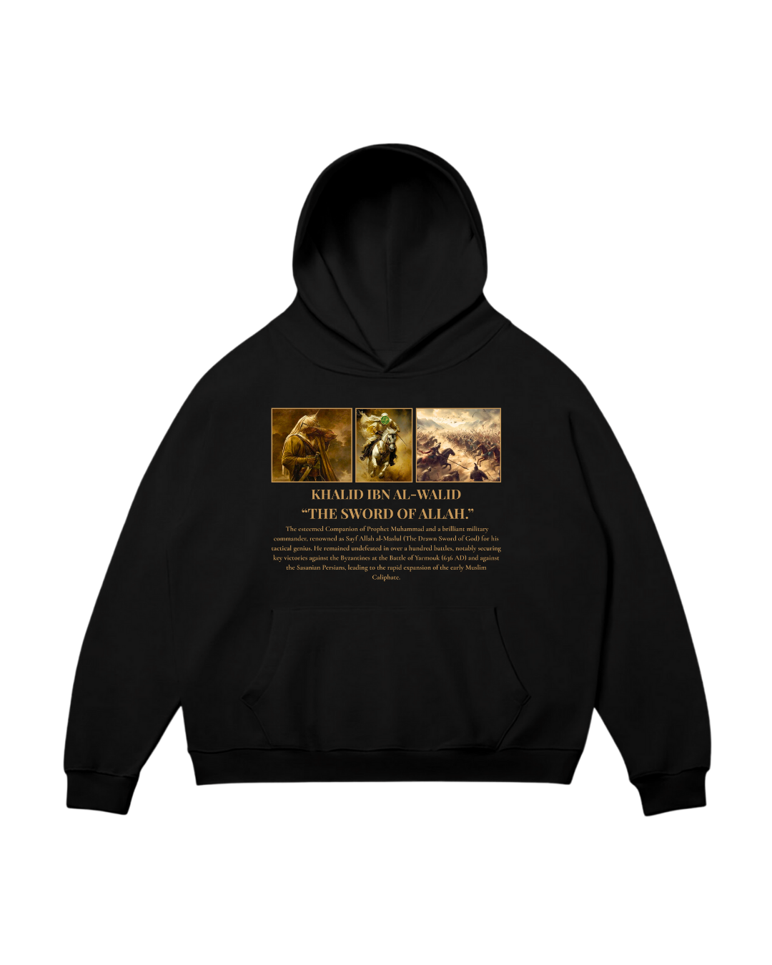 HISTORE™ Khalid ibn Walid Oversize Hoodie