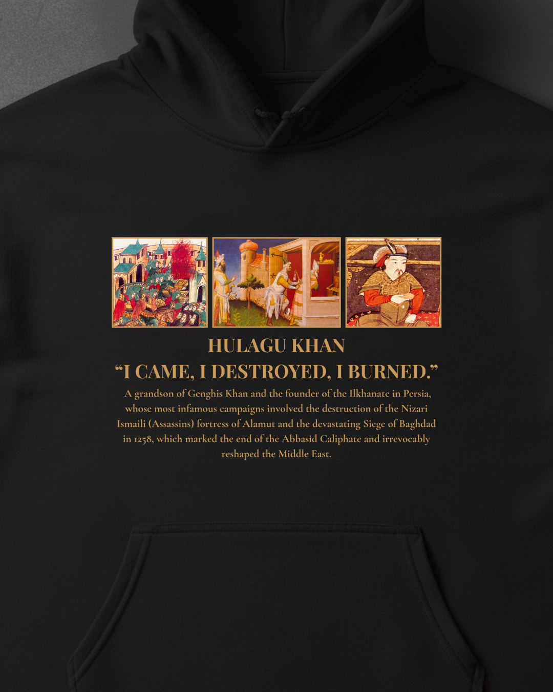 HISTORE™ Hülegü Khan - Hülagû Han Oversize Hoodie