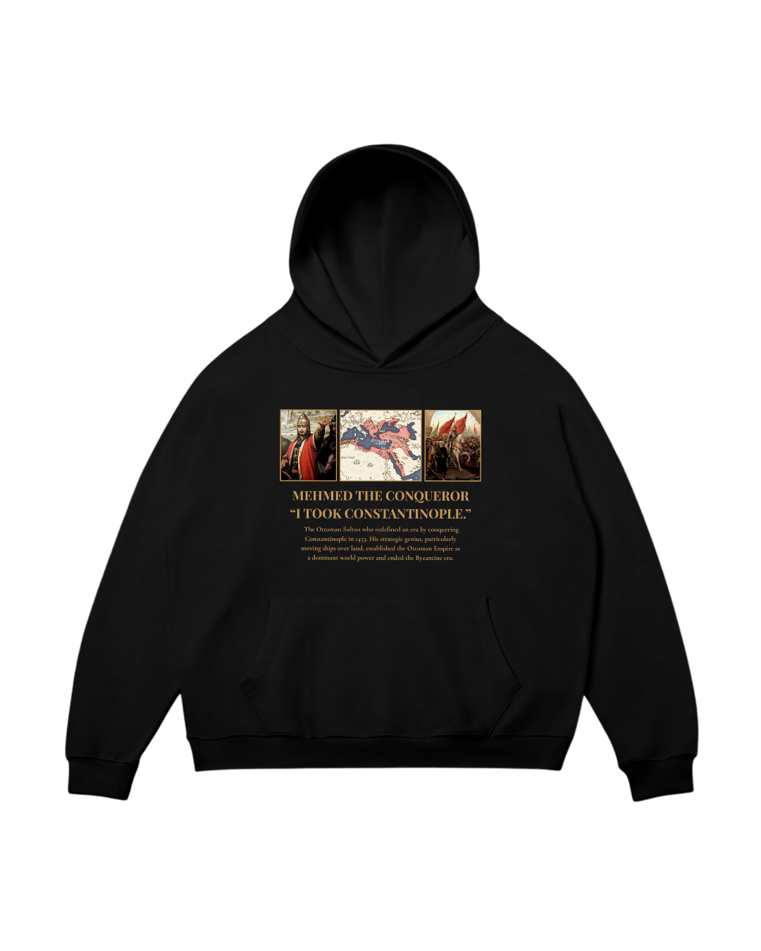 HISTORE™ Mehmed the Conqueror - Fatih Sultan Mehmed Oversize Hoodie