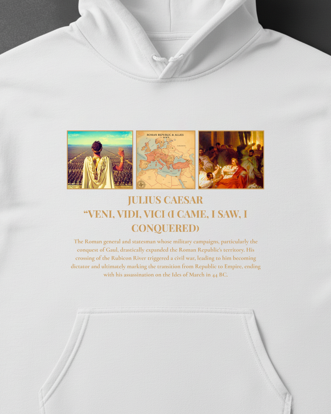 HISTORE™ Julius Caesar Oversize Hoodie