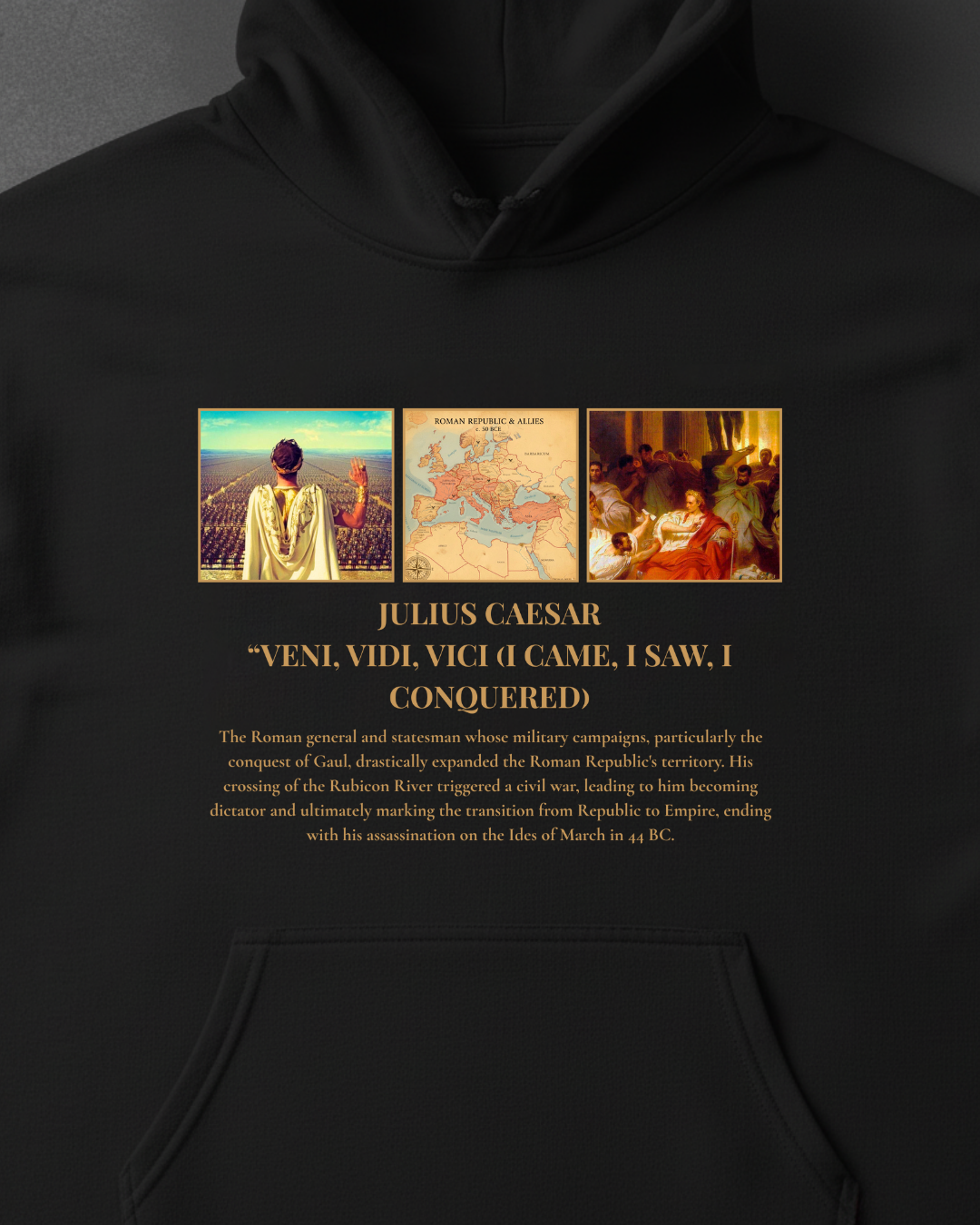 HISTORE™ Julius Caesar Oversize Hoodie