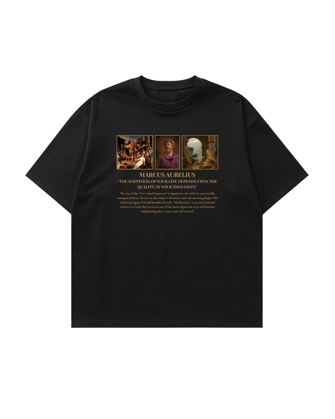 HISTORE™ Marcus Aurelius Oversize T-shirt