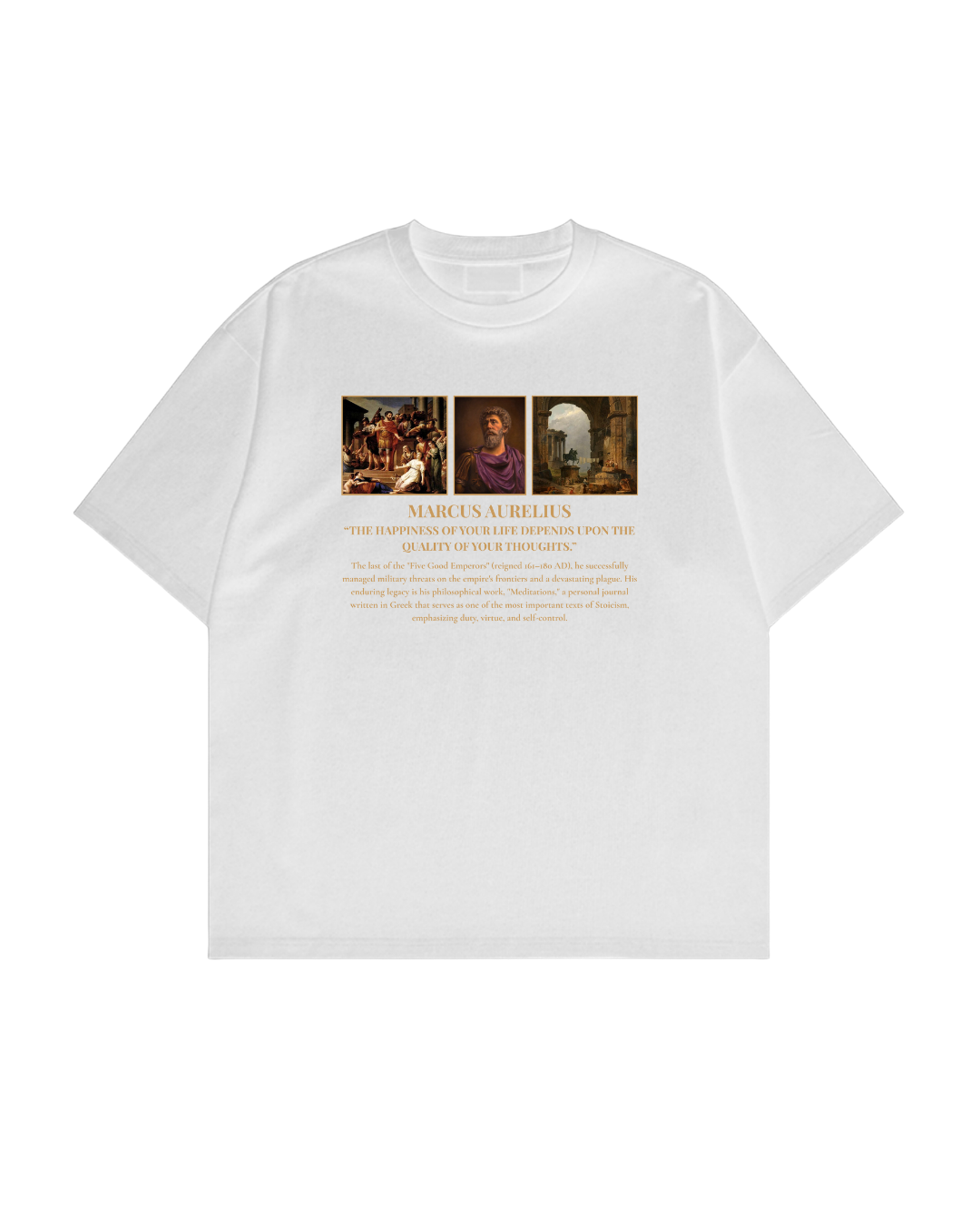 HISTORE™ Marcus Aurelius Oversize T-shirt