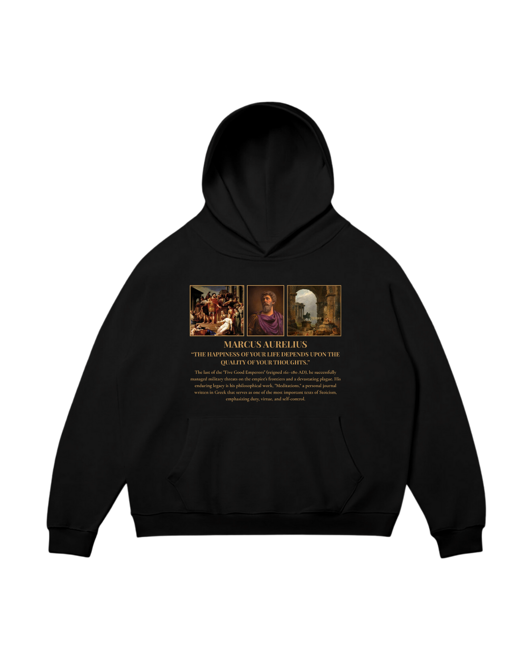 HISTORE™ Marcus Aurelius Oversize Hoodie
