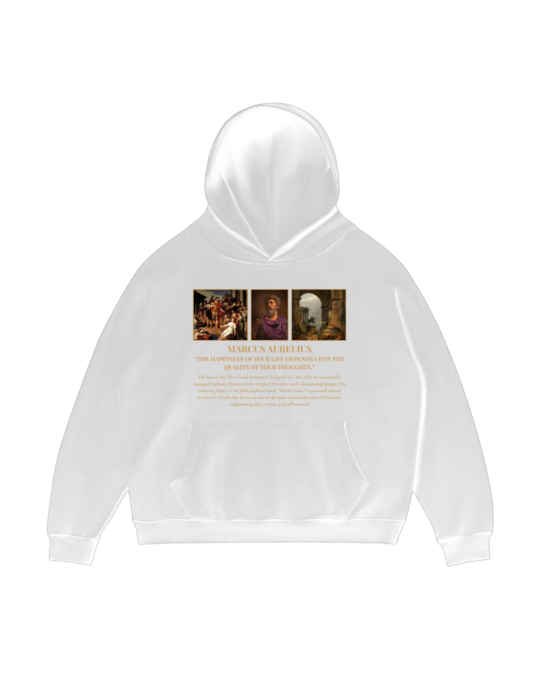 HISTORE™ Marcus Aurelius Oversize Hoodie