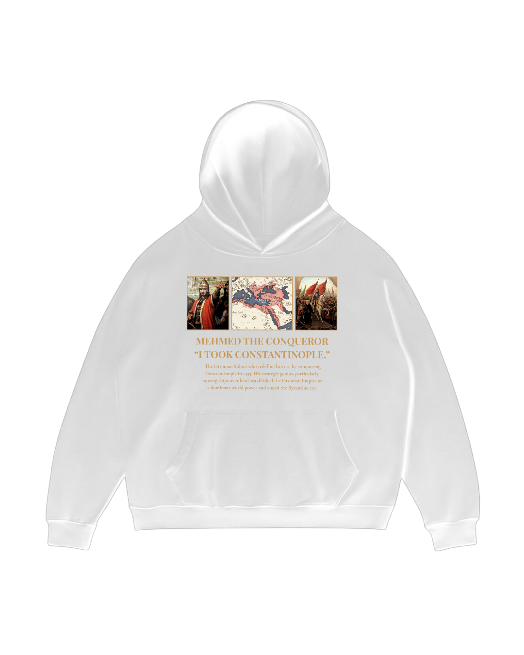 HISTORE™ Mehmed the Conqueror - Fatih Sultan Mehmed Oversize Hoodie