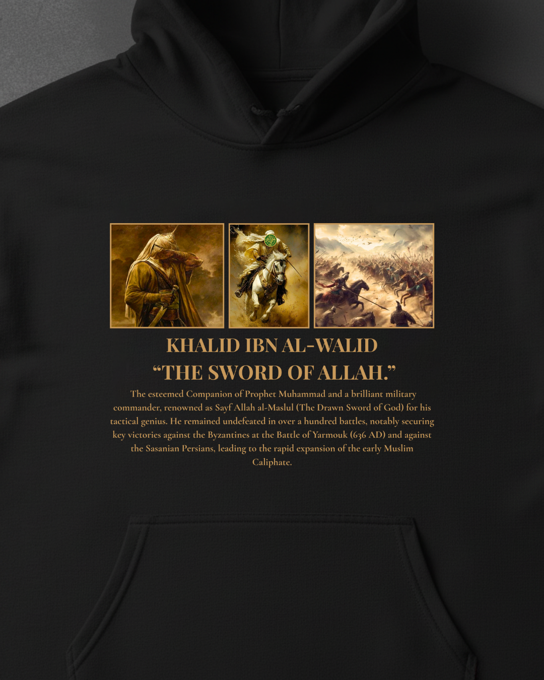 HISTORE™ Khalid ibn Walid Oversize Hoodie