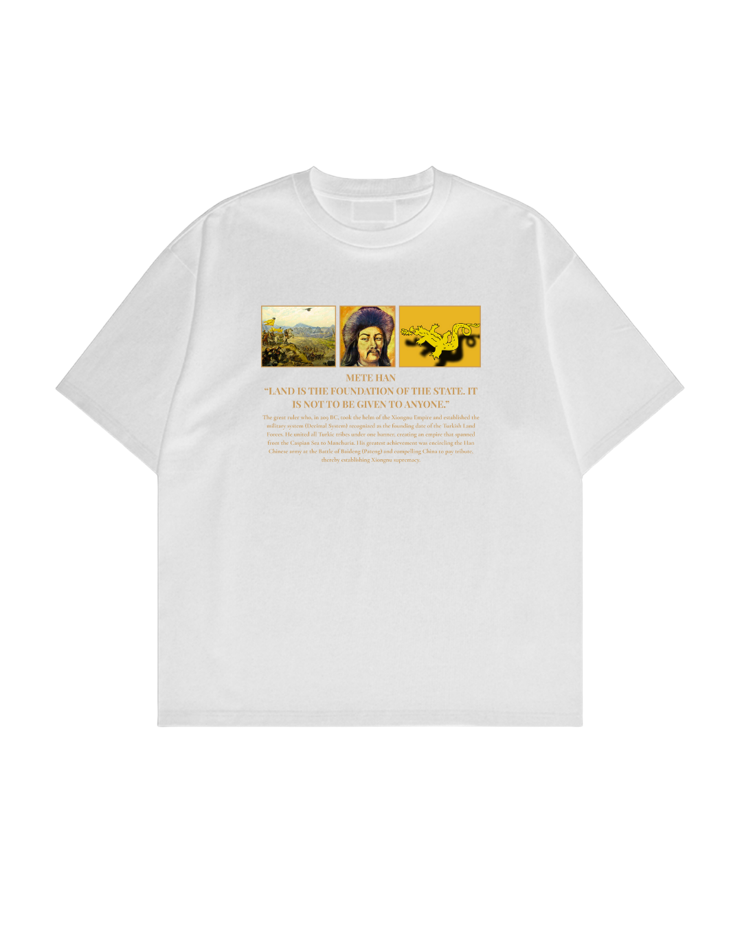 HISTORE™ Modu Chanyu - Mete Han Oversize T-shirt