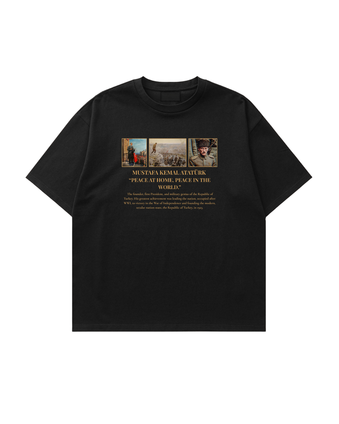HISTORE™ Mustafa Kemal Atatürk Oversize T-shirt