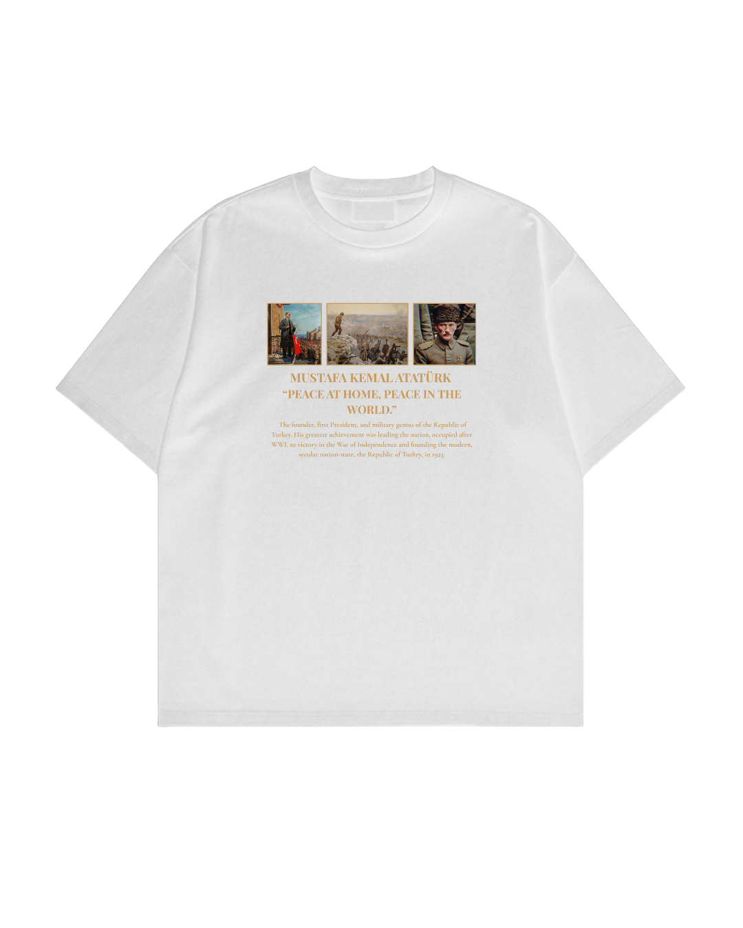 HISTORE™ Mustafa Kemal Atatürk Oversize T-shirt