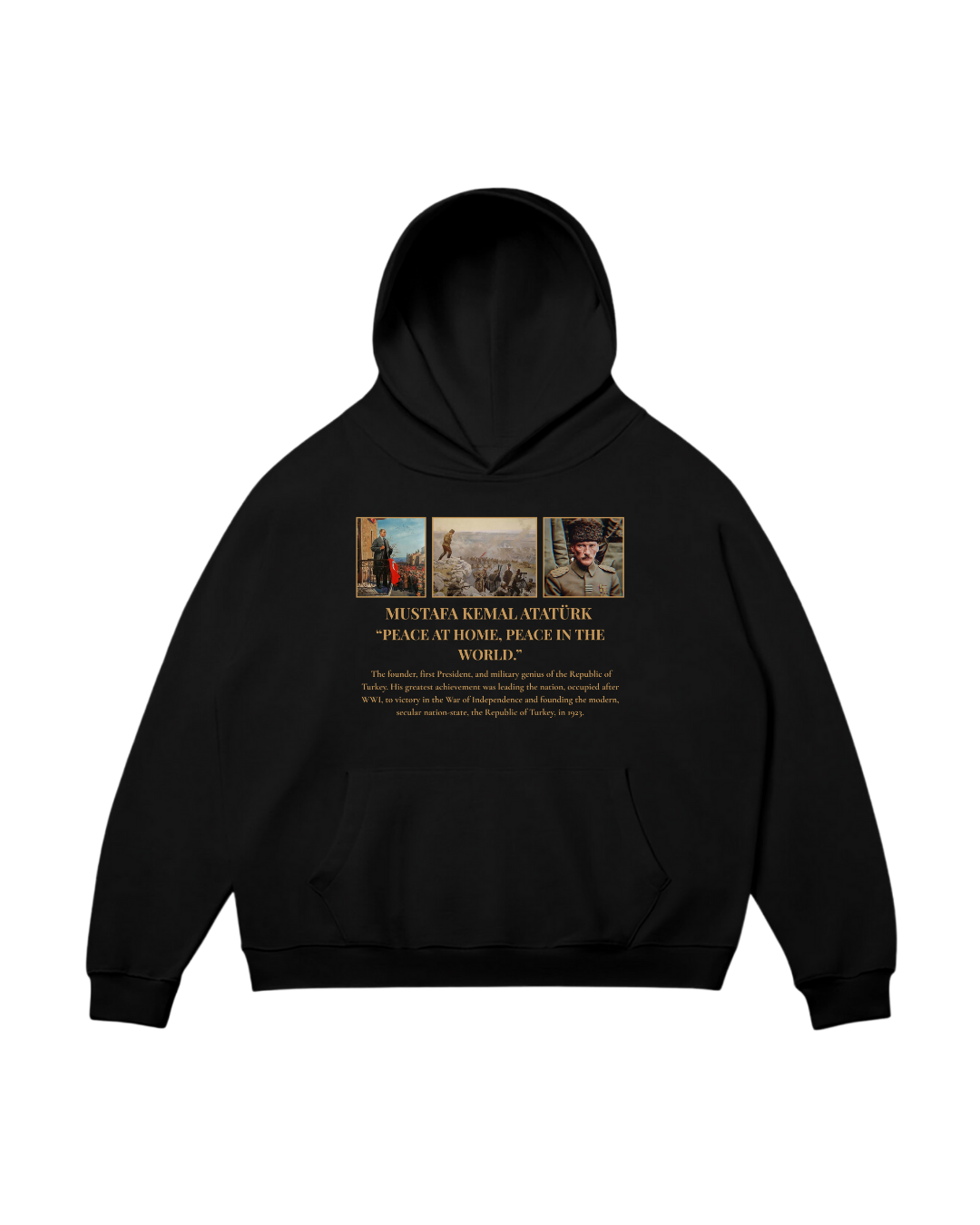 HISTORE™ Mustafa Kemal Atatürk Oversize Hoodie