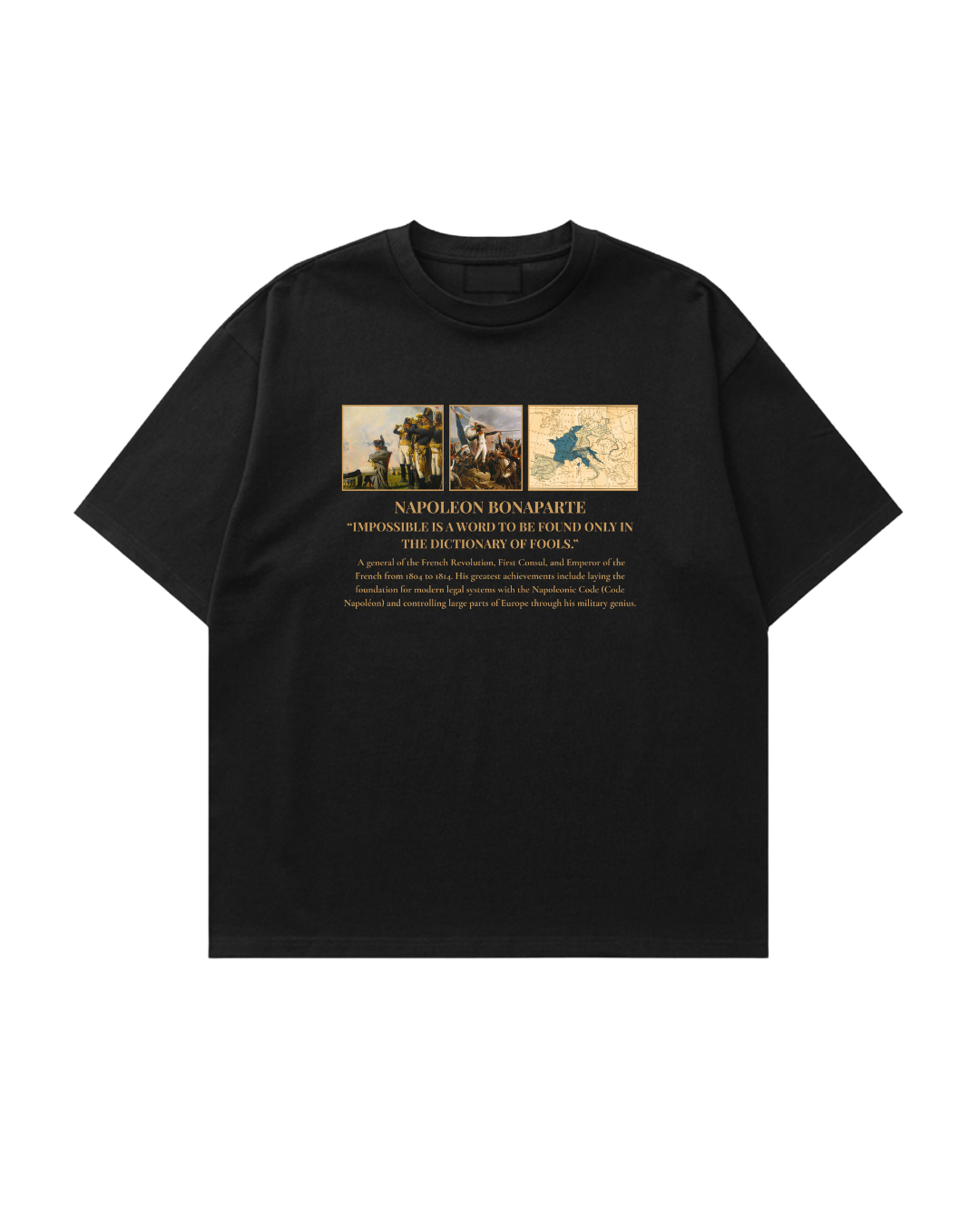 HISTORE™ Napoleon Bonaparte Oversize T-shirt