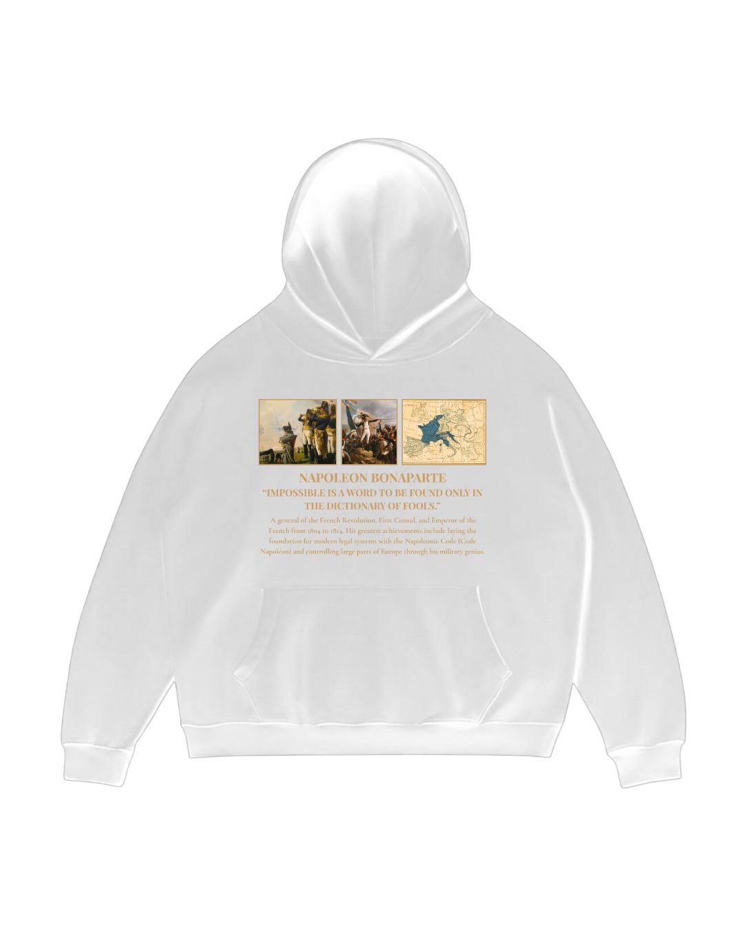HISTORE™ Napoleon Bonaparte Oversize Hoodie