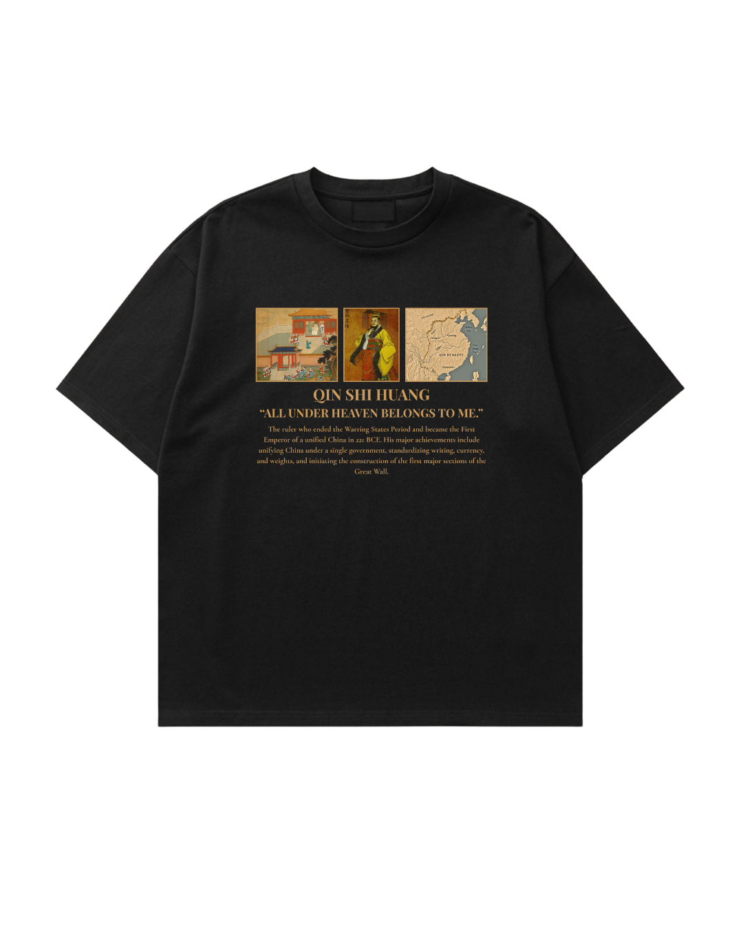 HISTORE™ Qin Shi Huang Oversize T-shirt
