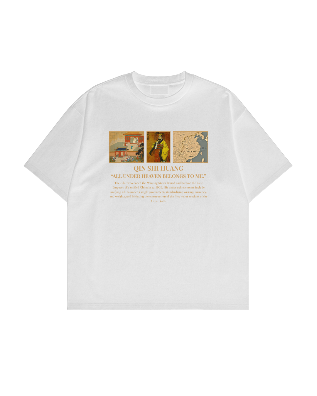 HISTORE™ Qin Shi Huang Oversize T-shirt