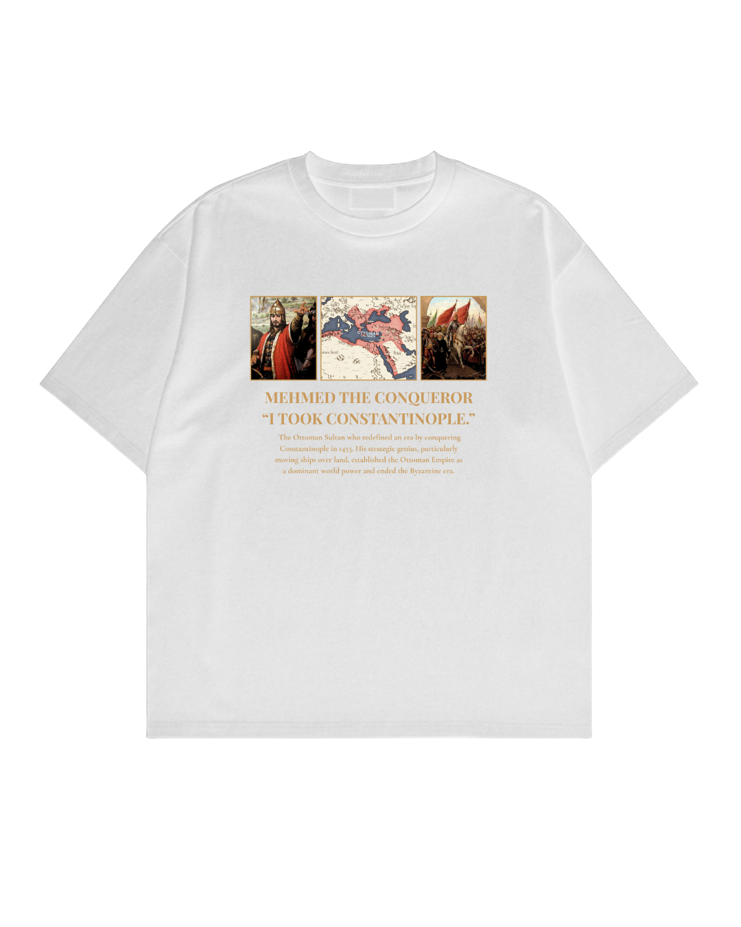 HISTORE™ Mehmed the Conqueror - Fatih Sultan Mehmed Oversize T-shirt