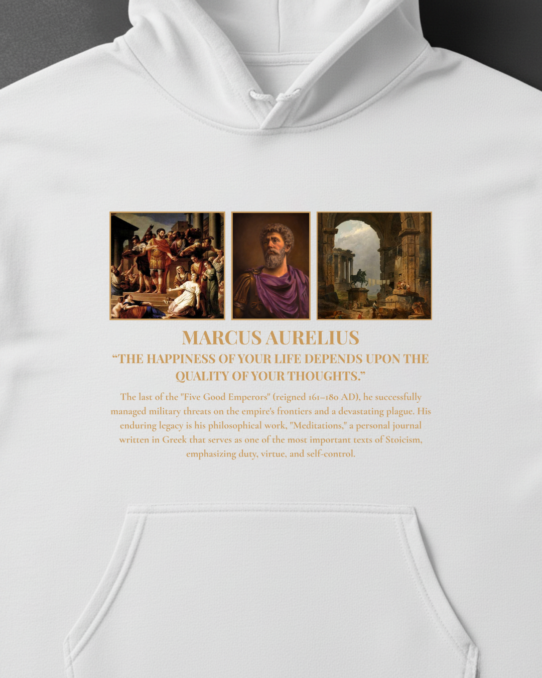 HISTORE™ Marcus Aurelius Oversize Hoodie