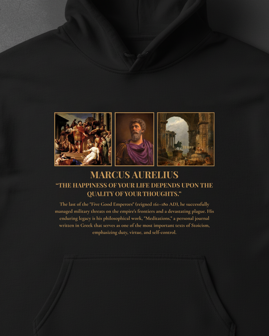 HISTORE™ Marcus Aurelius Oversize Hoodie
