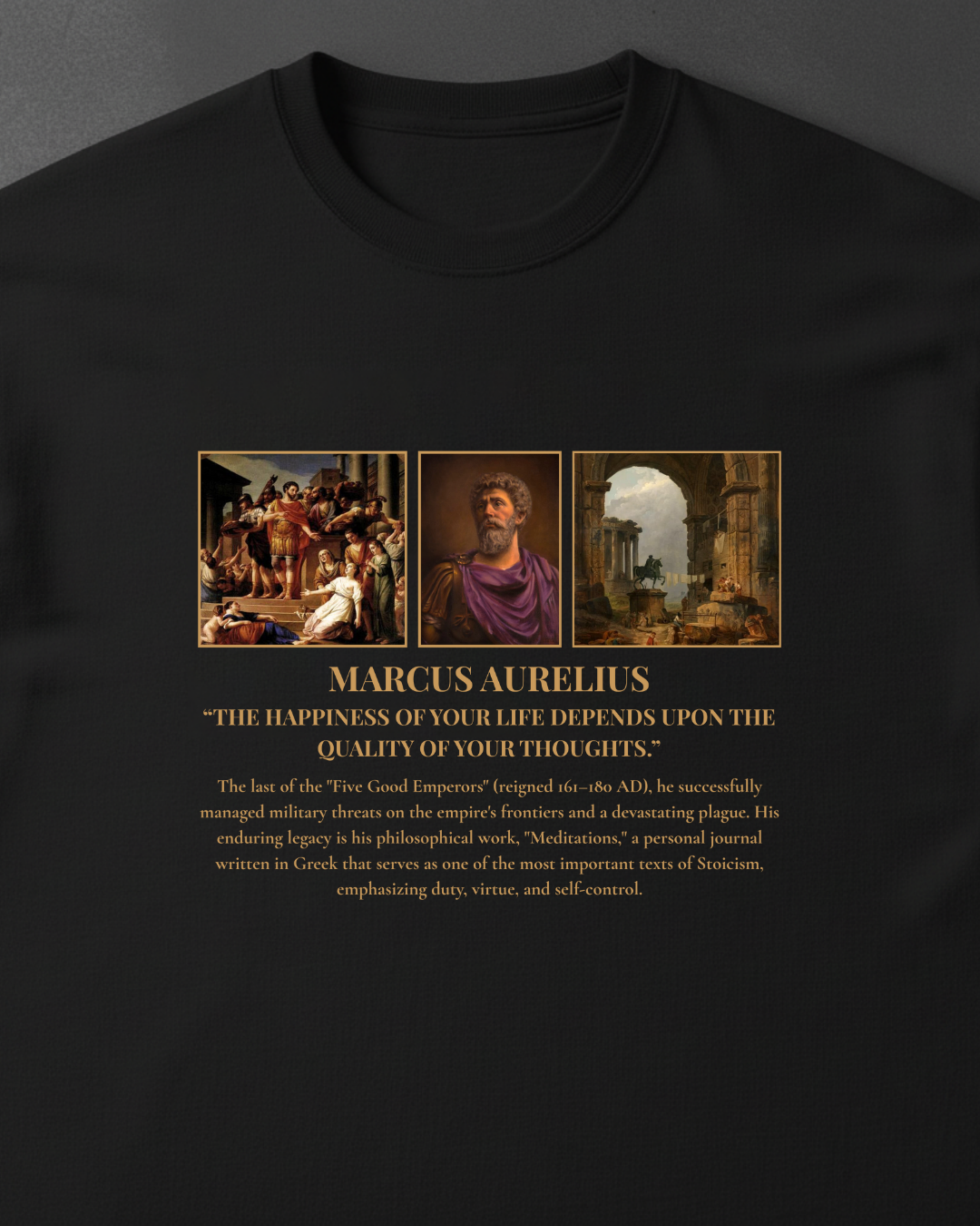 HISTORE™ Marcus Aurelius Oversize T-shirt