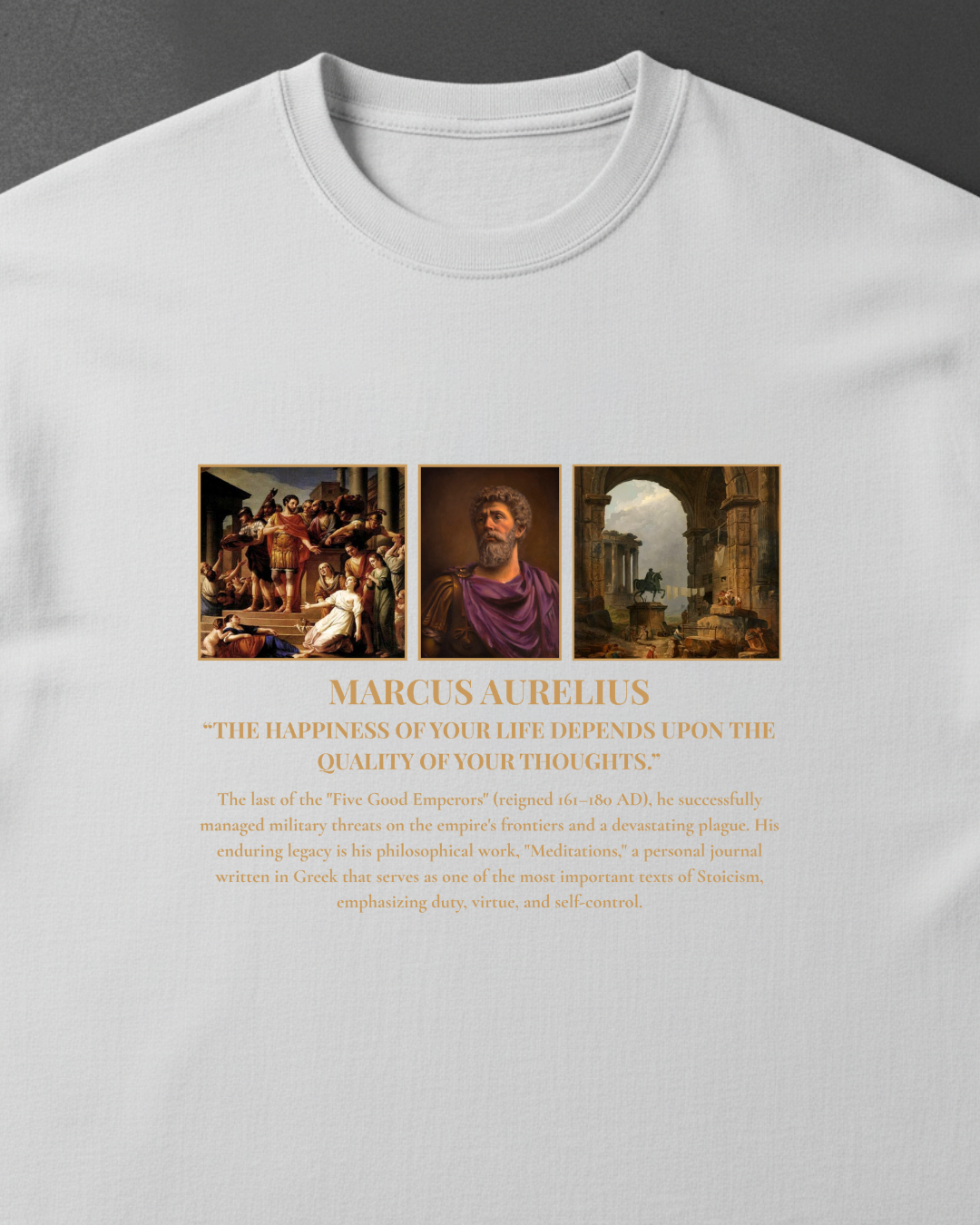 HISTORE™ Marcus Aurelius Oversize T-shirt