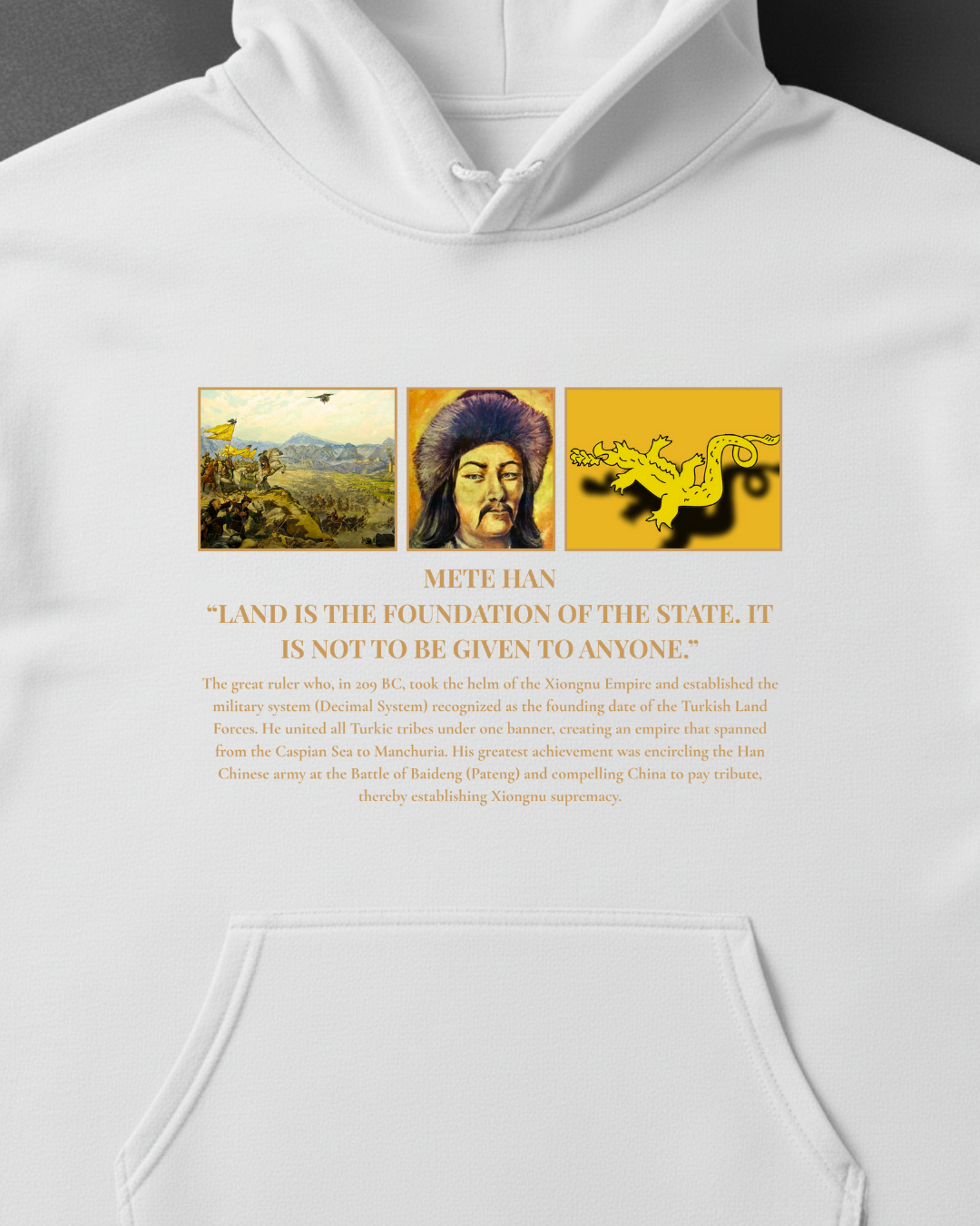 HISTORE™ Modu Chanyu - Mete Han Oversize Hoodie