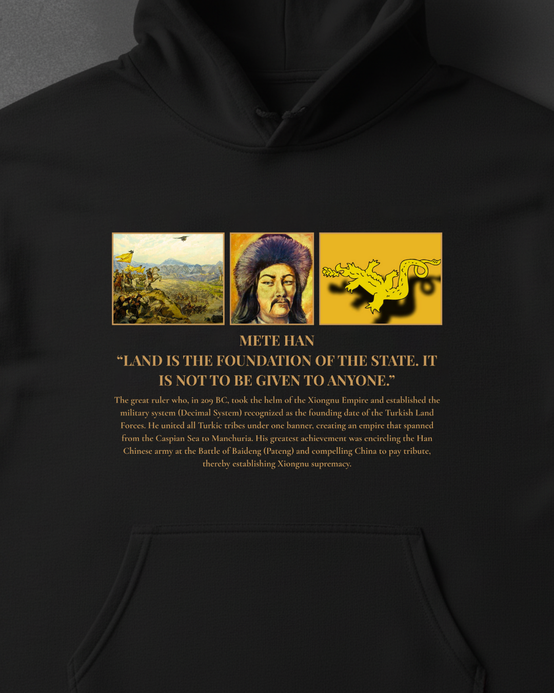 HISTORE™ Modu Chanyu - Mete Han Oversize Hoodie