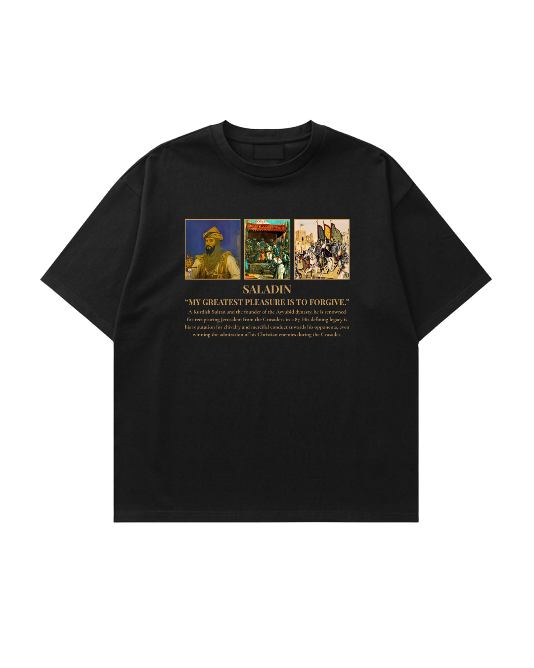 HISTORE™ Saladin - Selahaddin Eyyubi Oversize T-shirt