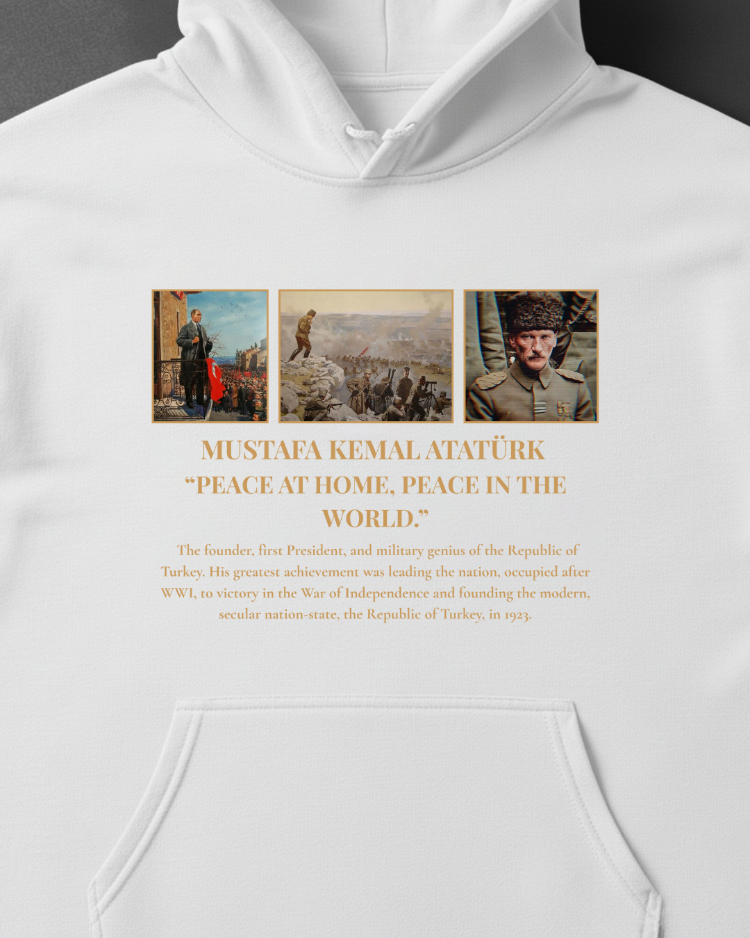 HISTORE™ Mustafa Kemal Atatürk Oversize Hoodie