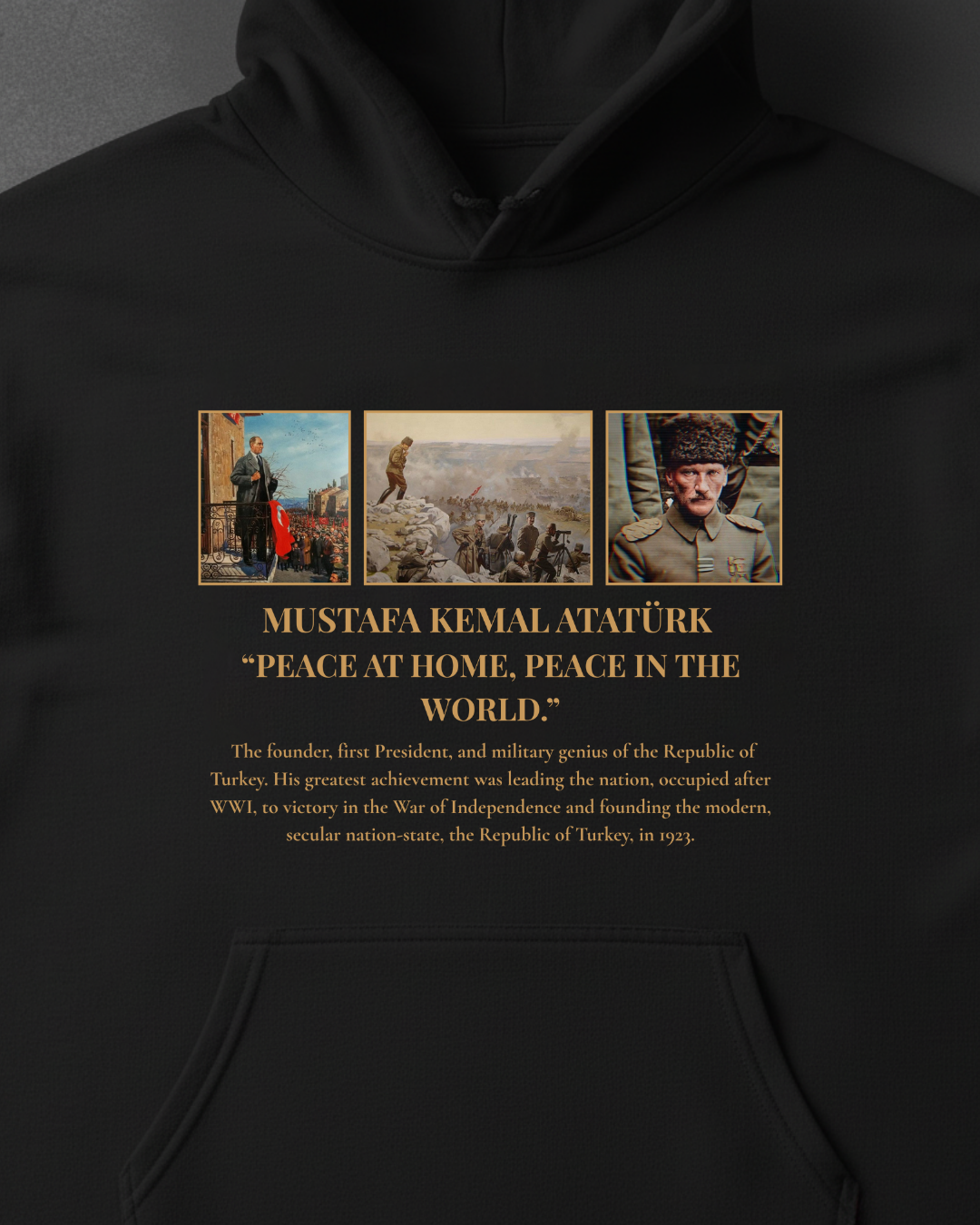 HISTORE™ Mustafa Kemal Atatürk Oversize Hoodie