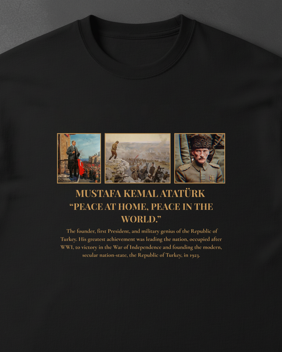 HISTORE™ Mustafa Kemal Atatürk Oversize T-shirt