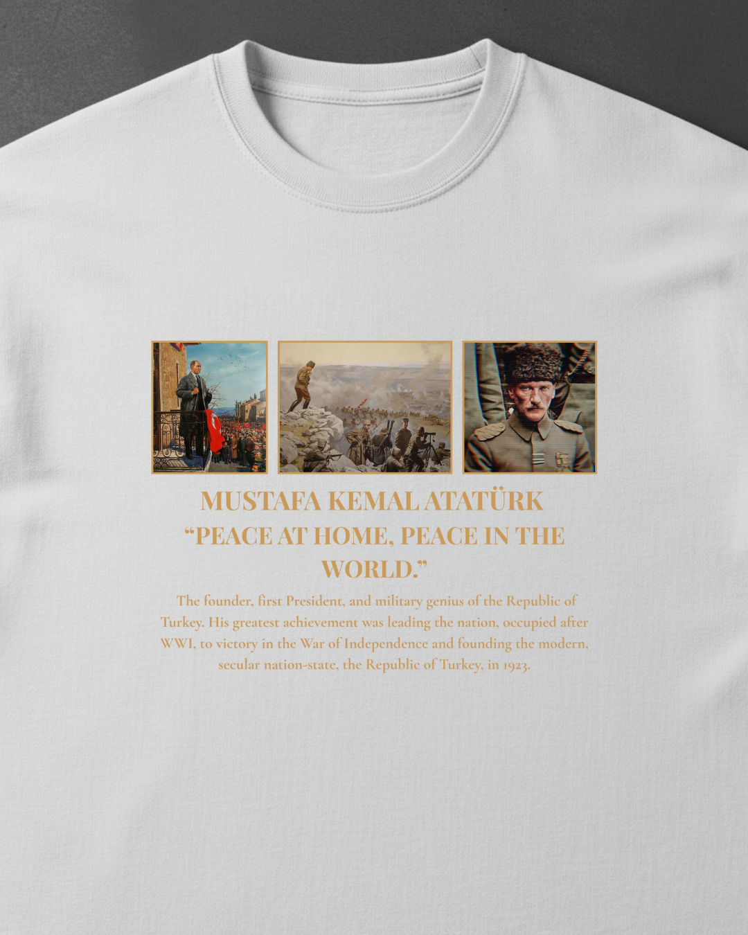 HISTORE™ Mustafa Kemal Atatürk Oversize T-shirt