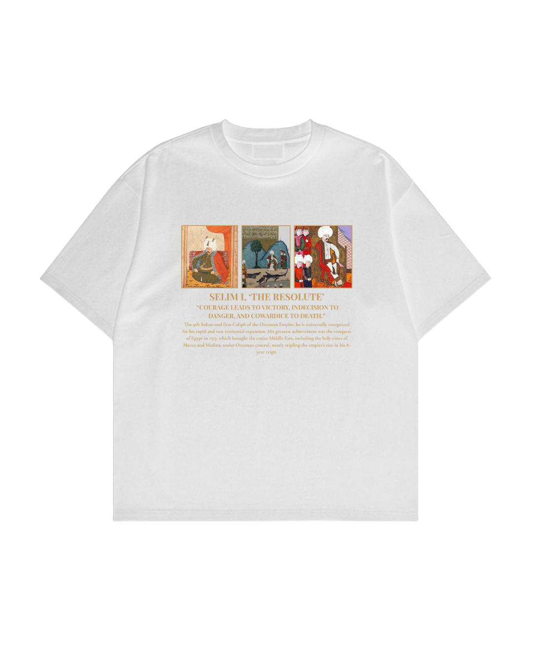 HISTORE™ Selim the Resolute - Yavuz Sultan Selim Oversize T-shirt