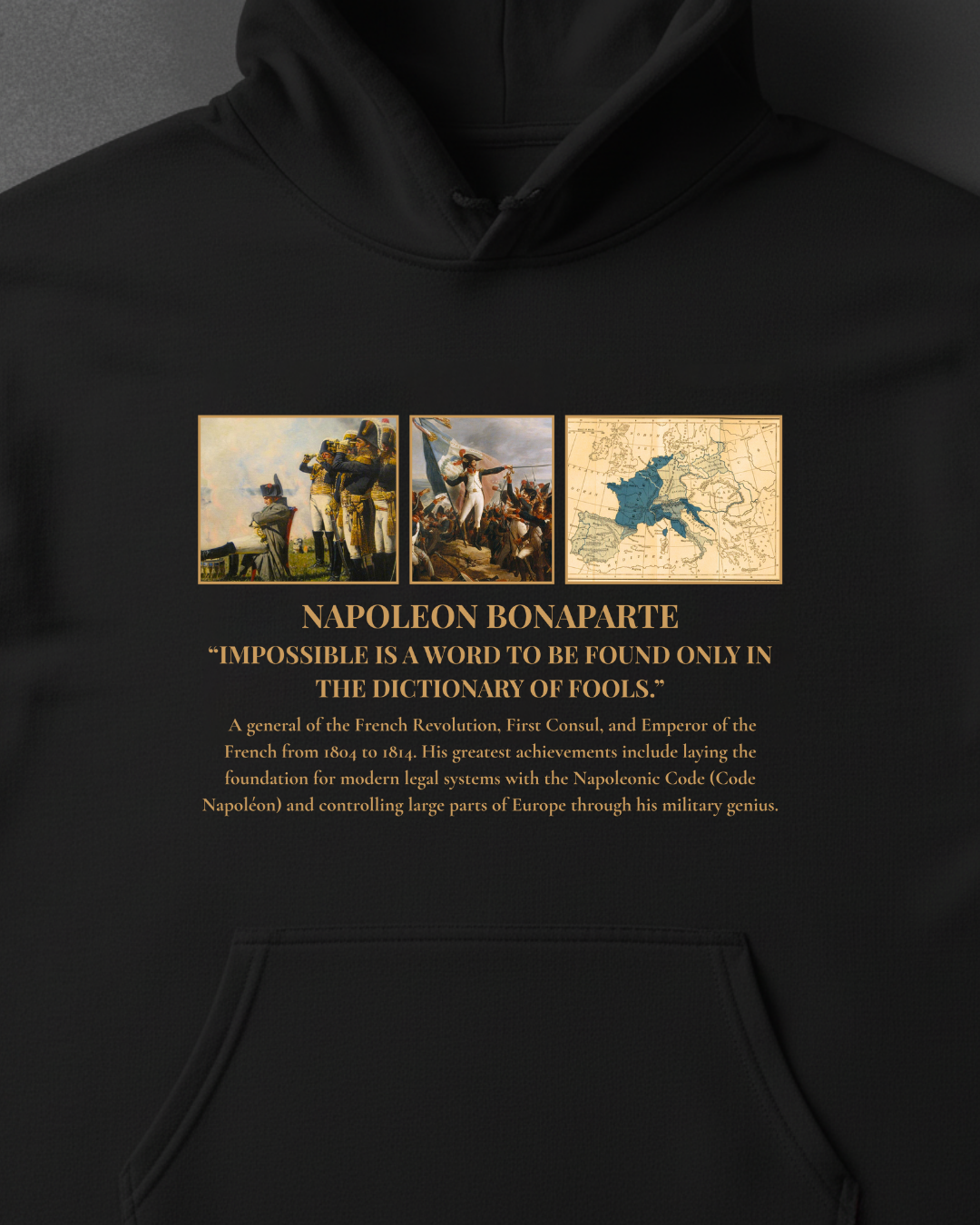HISTORE™ Napoleon Bonaparte Oversize Hoodie