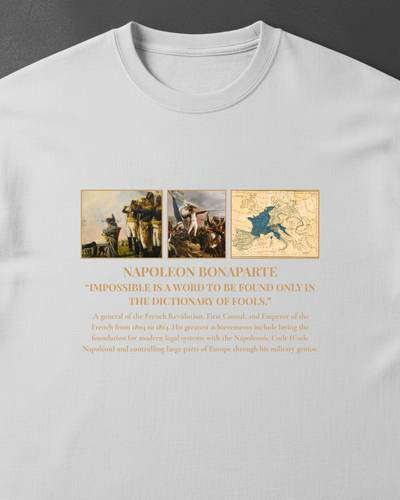 HISTORE™ Napoleon Bonaparte Oversize T-shirt