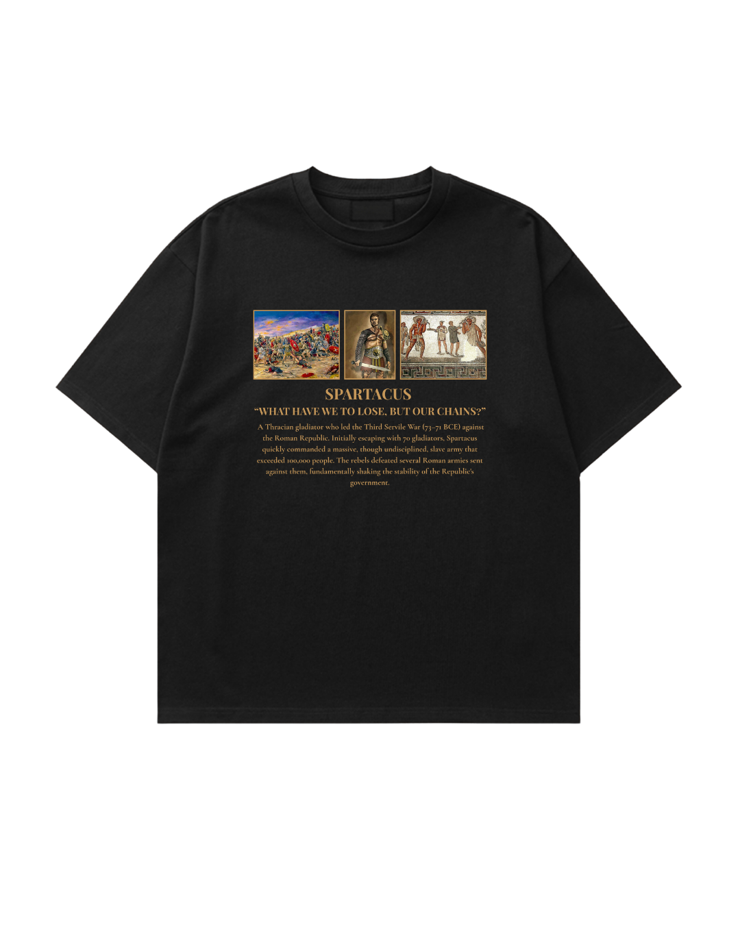 HISTORE™ Spartacus Oversize T-shirt