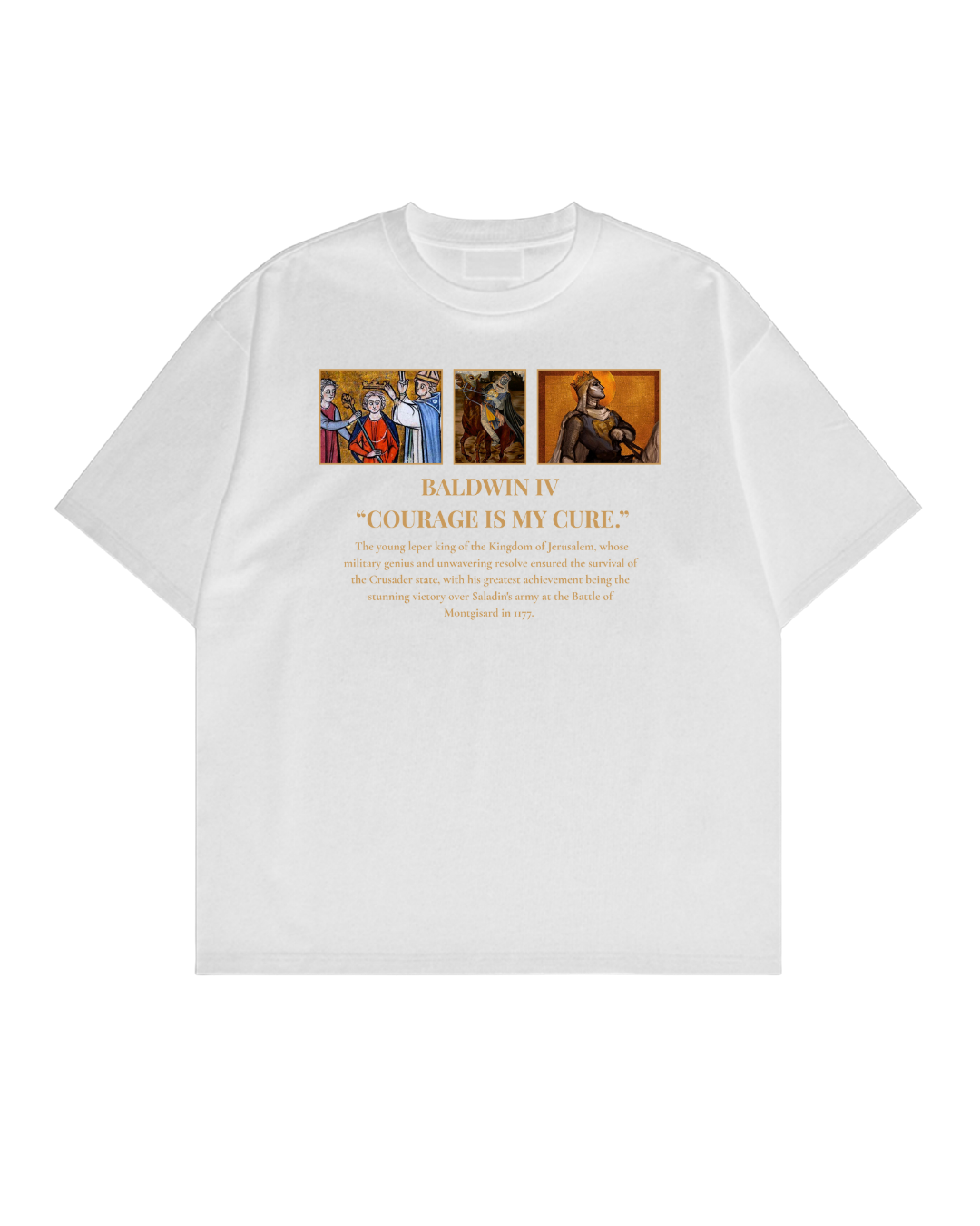 HISTORE™ Baldwin IV - IV. Baudouin Oversize T-shirt