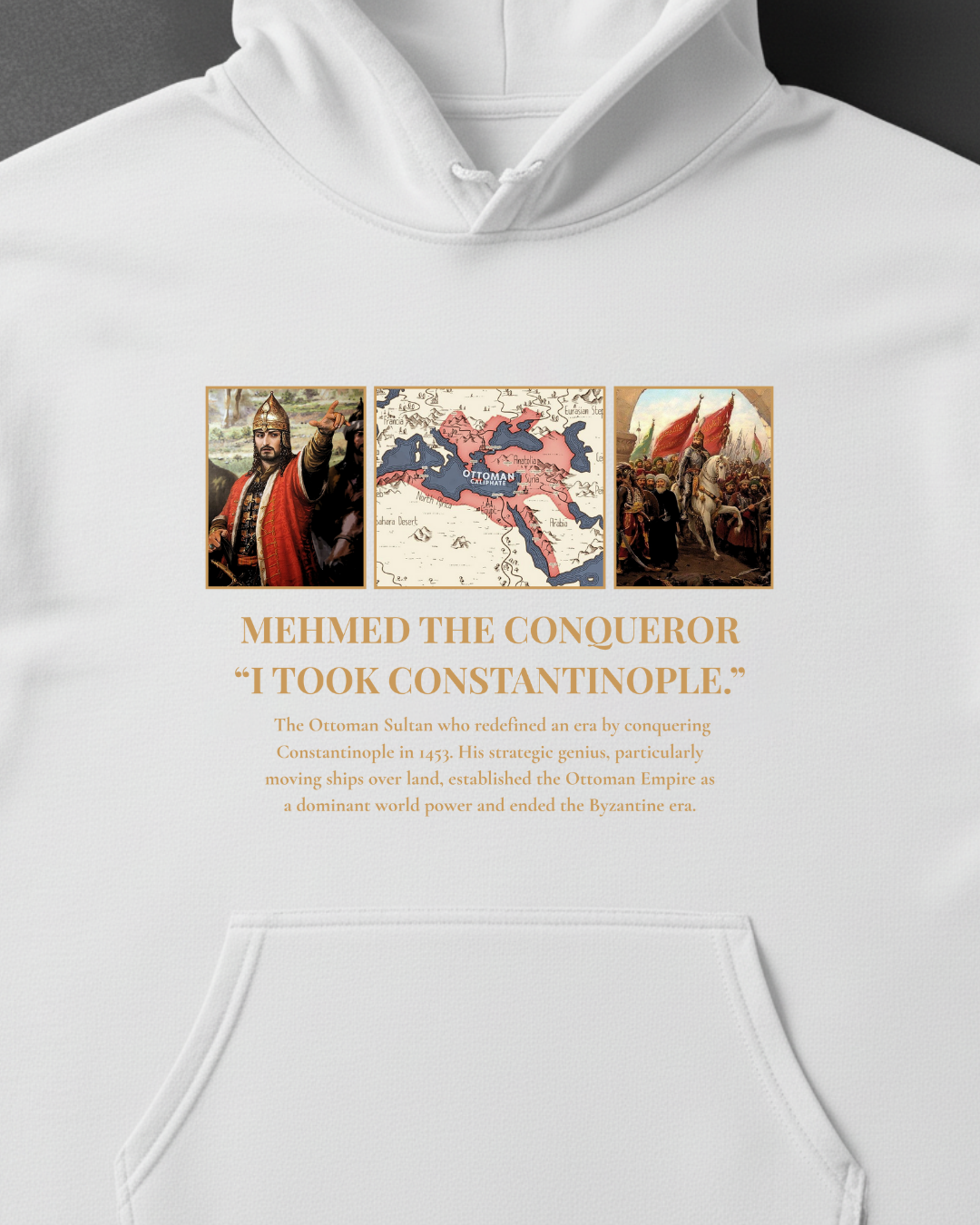 HISTORE™ Mehmed the Conqueror - Fatih Sultan Mehmed Oversize Hoodie