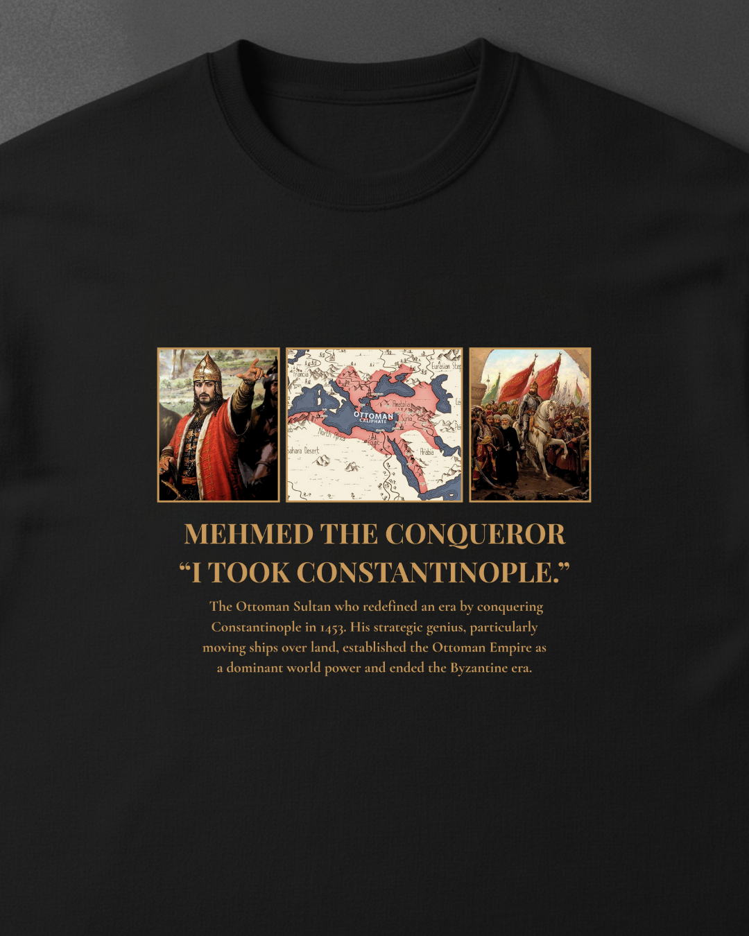 HISTORE™ Mehmed the Conqueror - Fatih Sultan Mehmed Oversize T-shirt
