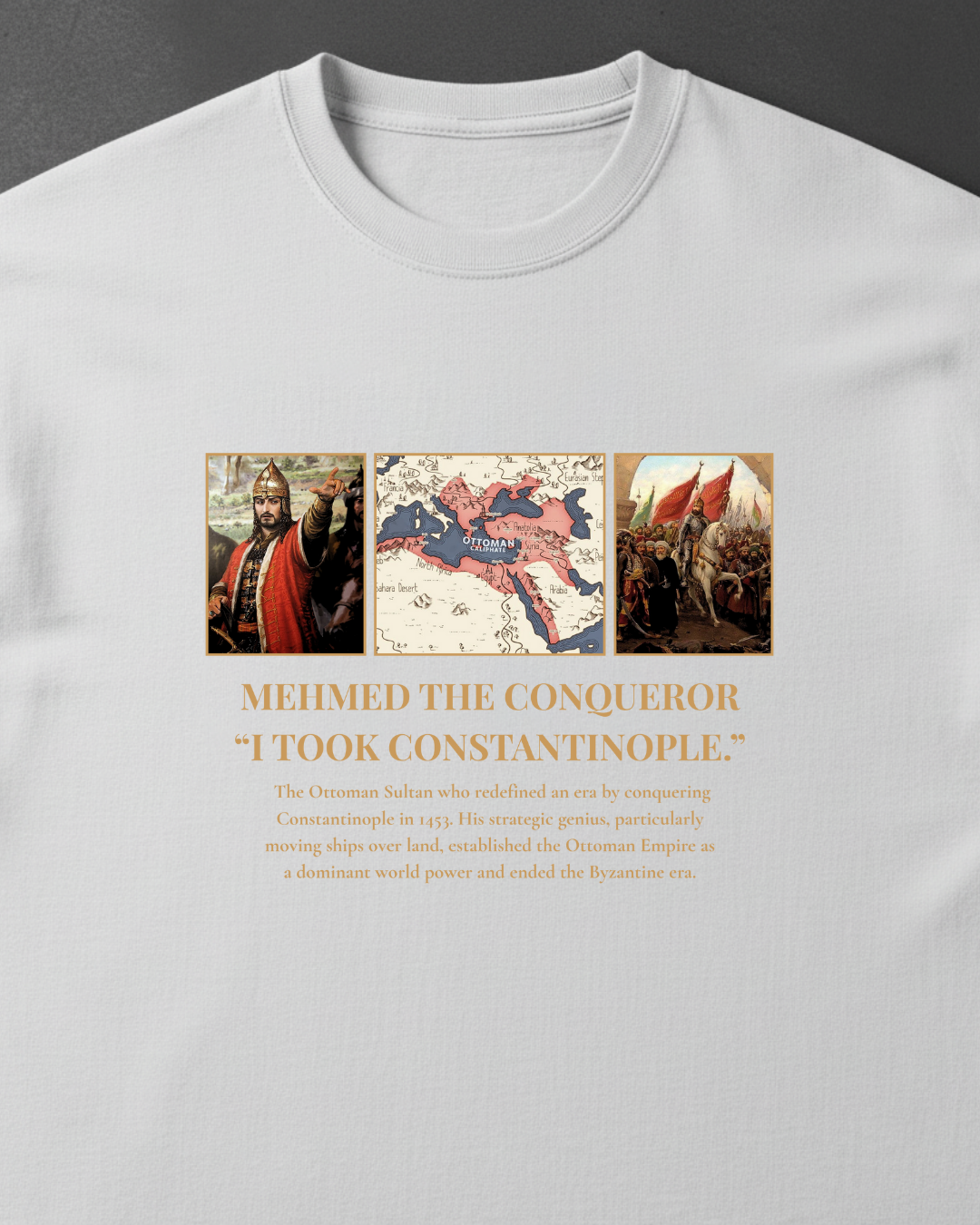 HISTORE™ Mehmed the Conqueror - Fatih Sultan Mehmed Oversize T-shirt