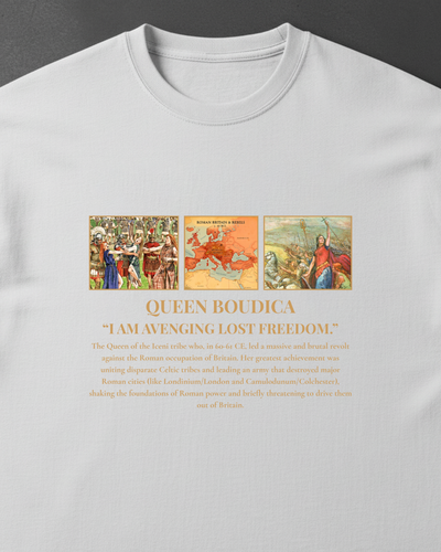 HISTORE™ Queen Boudicca - Kraliçe Boudicca Oversize T-shirt