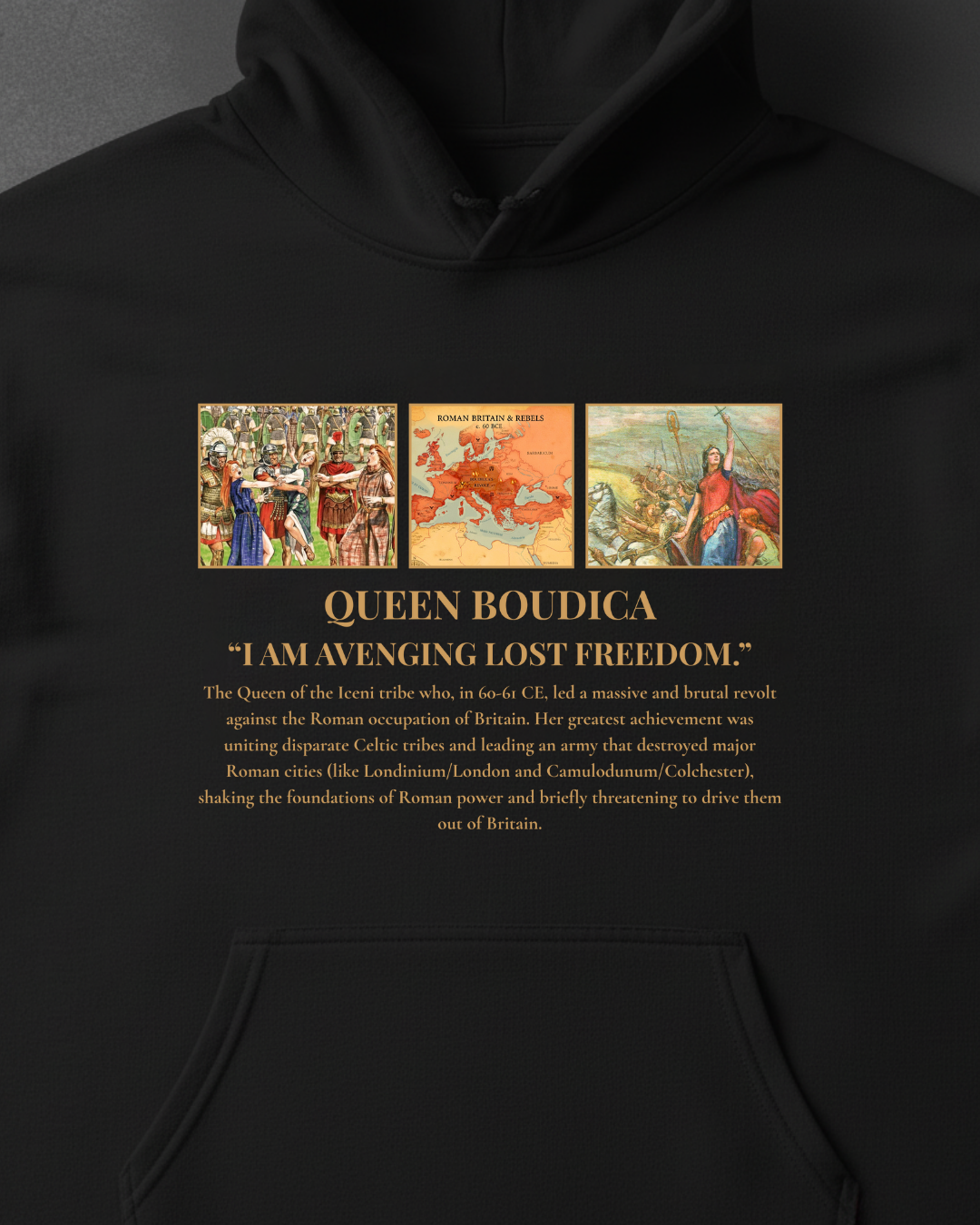 HISTORE™ Queen Boudicca - Kraliçe Boudicca Oversize Hoodie
