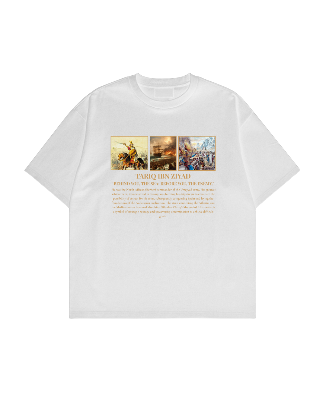 HISTORE™ Tariq ibn Ziyad Oversize T-shirt
