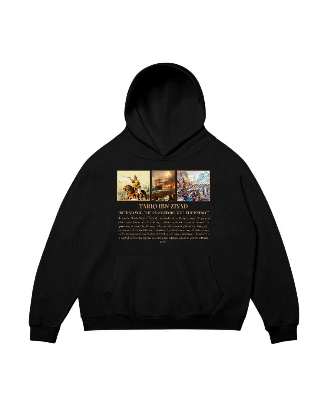 HISTORE™ Tariq ibn Ziyad Oversize Hoodie