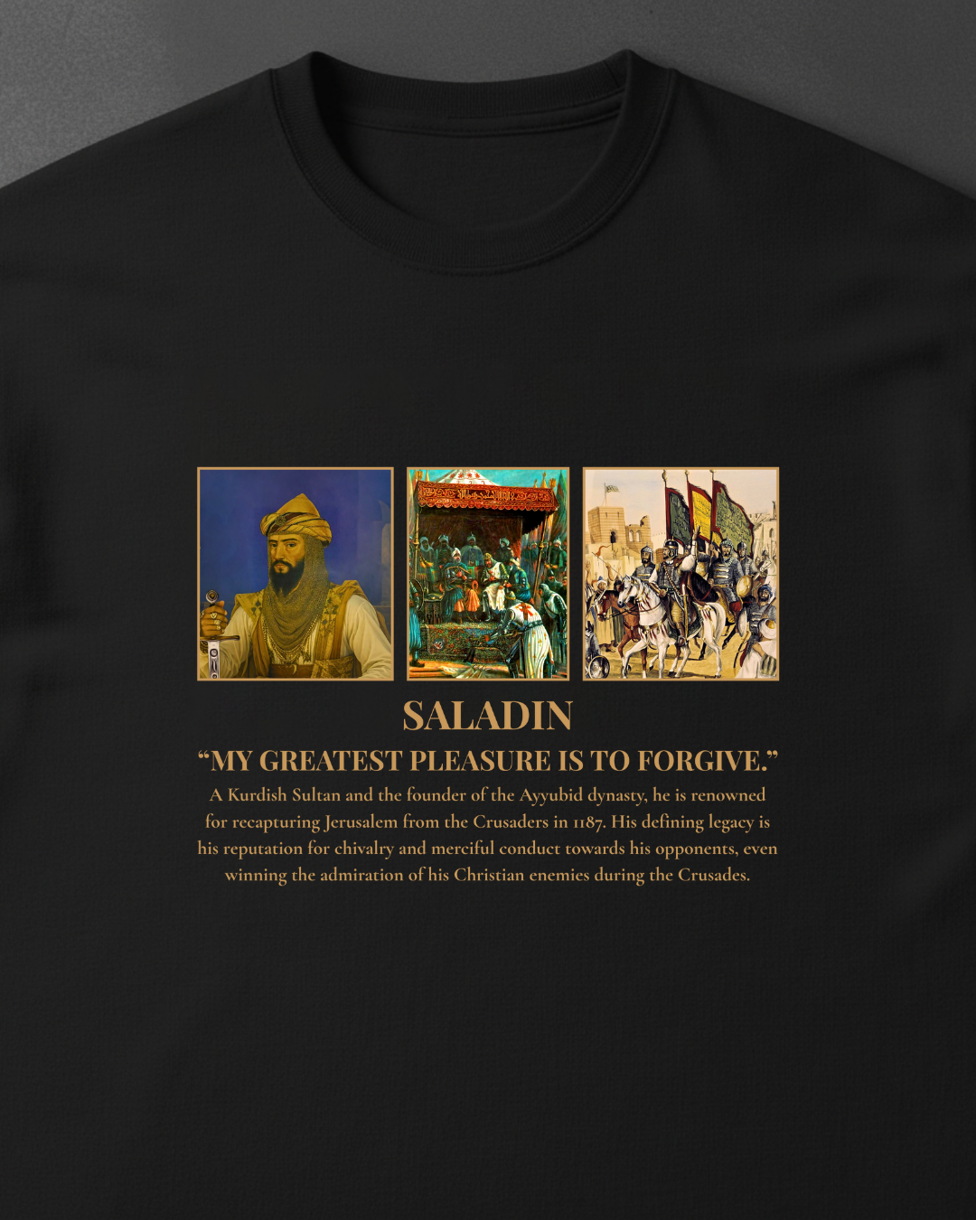 HISTORE™ Saladin - Selahaddin Eyyubi Oversize T-shirt