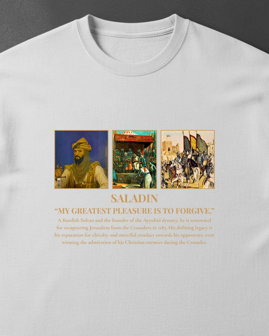 HISTORE™ Saladin - Selahaddin Eyyubi Oversize T-shirt
