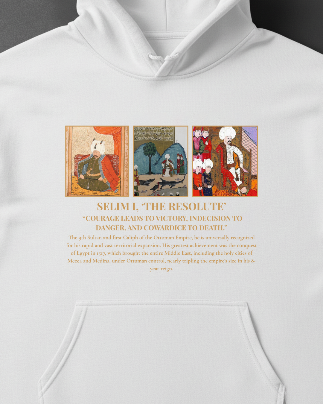 HISTORE™ Selim the Resolute - Yavuz Sultan Selim Oversize Hoodie