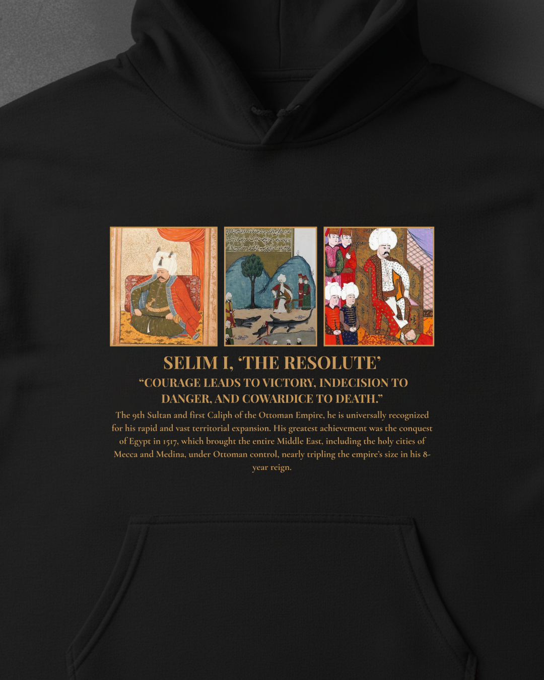 HISTORE™ Selim the Resolute - Yavuz Sultan Selim Oversize Hoodie