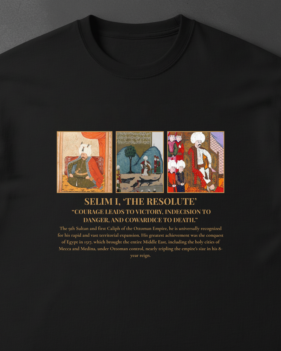 HISTORE™ Selim the Resolute - Yavuz Sultan Selim Oversize T-shirt