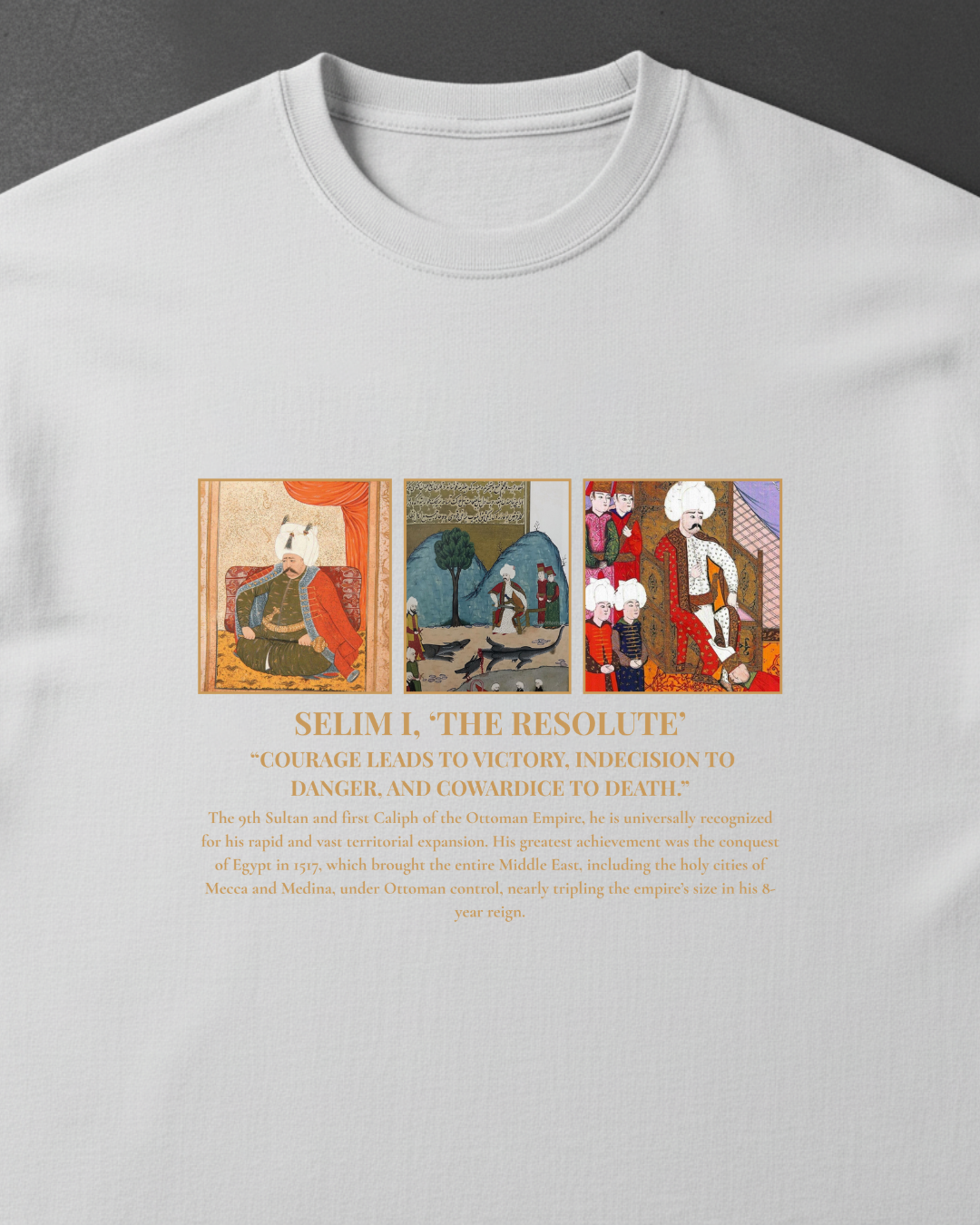 HISTORE™ Selim the Resolute - Yavuz Sultan Selim Oversize T-shirt